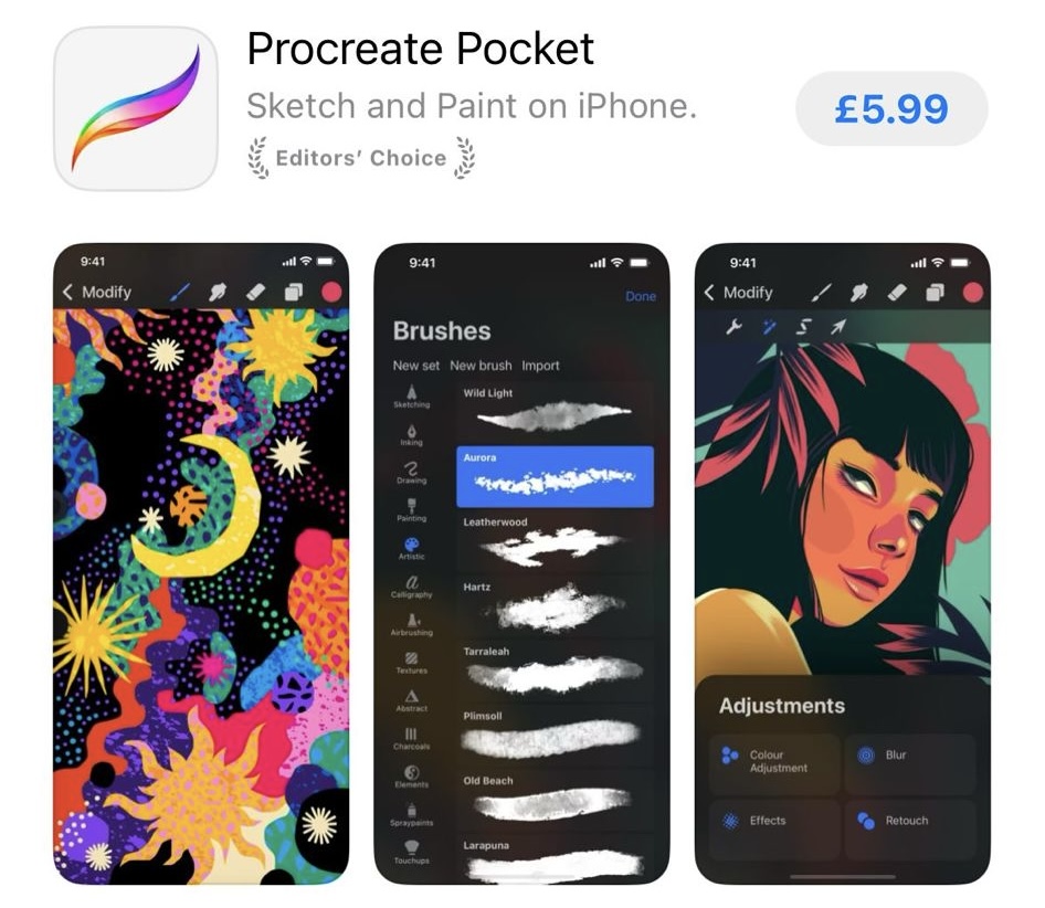 New Procreate Pocket